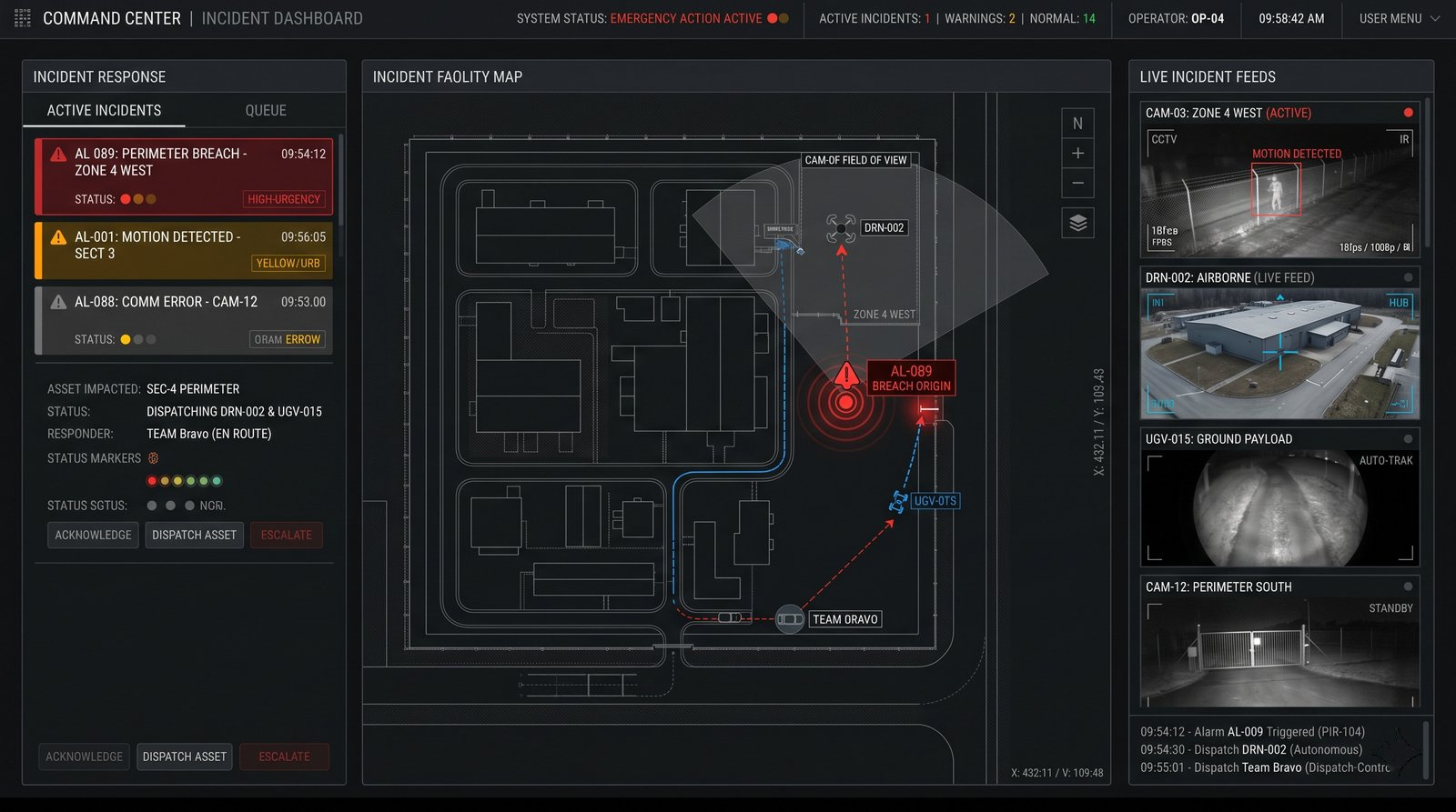 Digital twin of a site used to rehearse a mission